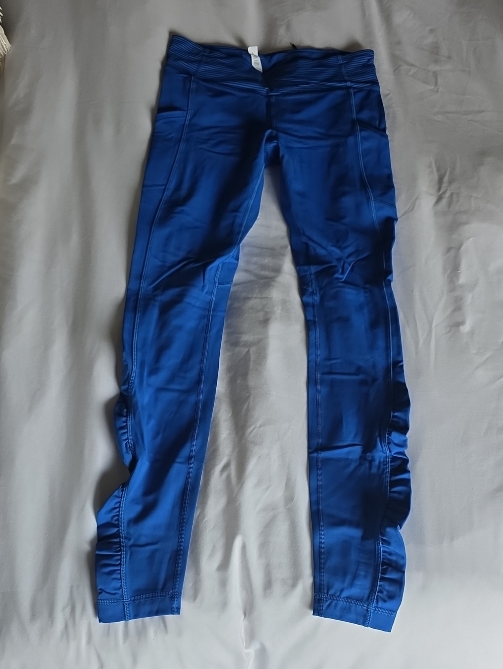 Lululemon Leggings with Side Ruffle Original Speed Tight With Pockets